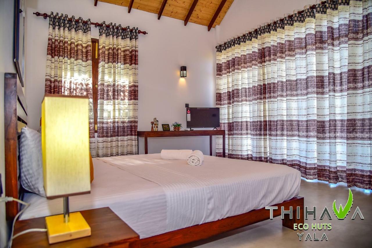 Thihawa Eco Huts Yala Bed & Breakfast Tissamaharama Eksteriør bilde